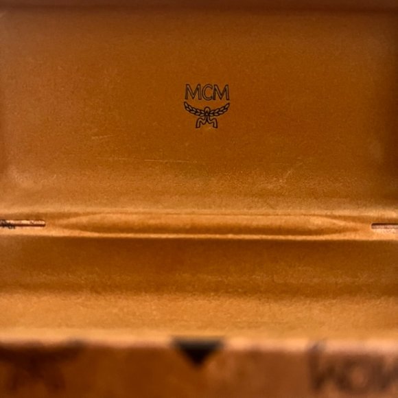 MCM All-over Logo Visetos Square Aviator Sunglasses main image 12